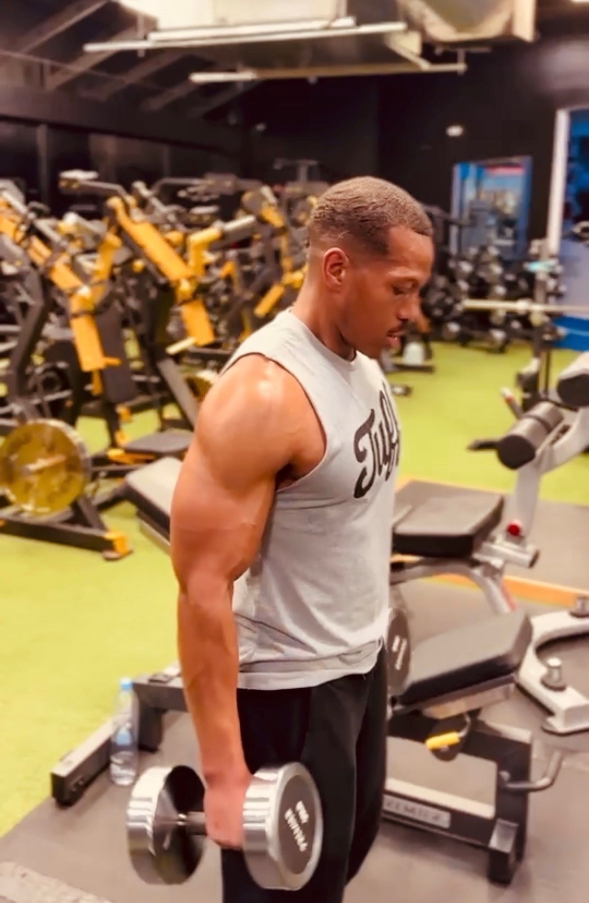 Angelo Brown approved dumbbell photo